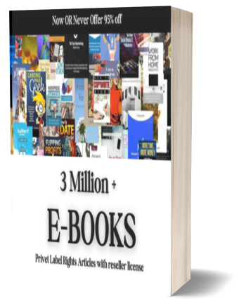 3 Million+ Ebooks + 3 Million PLR Articles Bonus